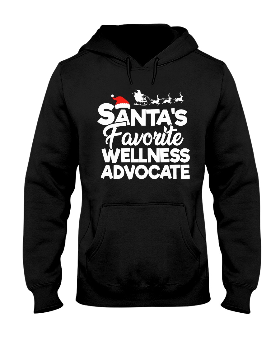 Santa's Favorite Wellness Advocate Hooded Sweatshirt