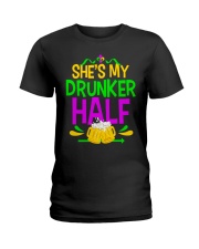 She's my drunker half Ladies T-Shirt front