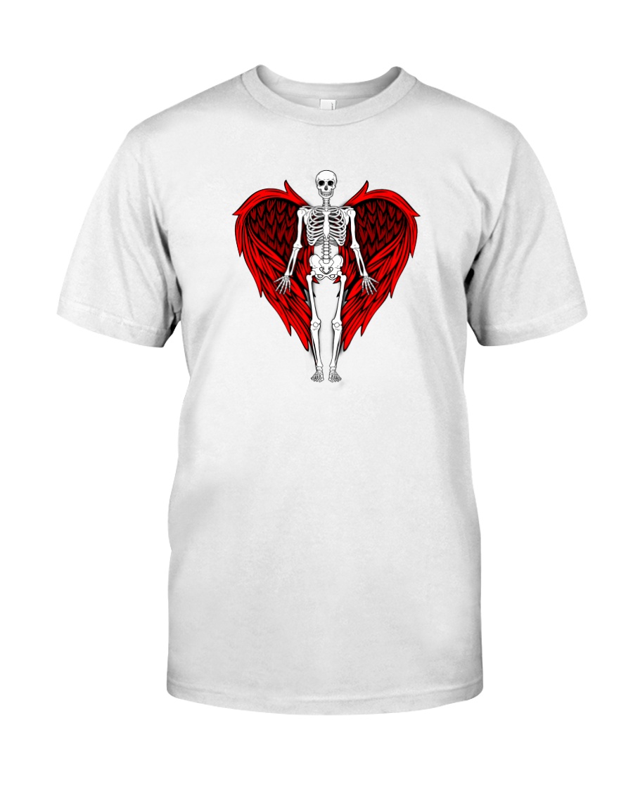 Skeleton Angel Premium Fit Mens Tee