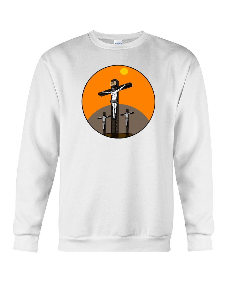Jesus on Cross Crewneck Sweatshirt