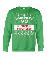 MERRY GO FUCK YOURSELF Crewneck Sweatshirt thumbnail