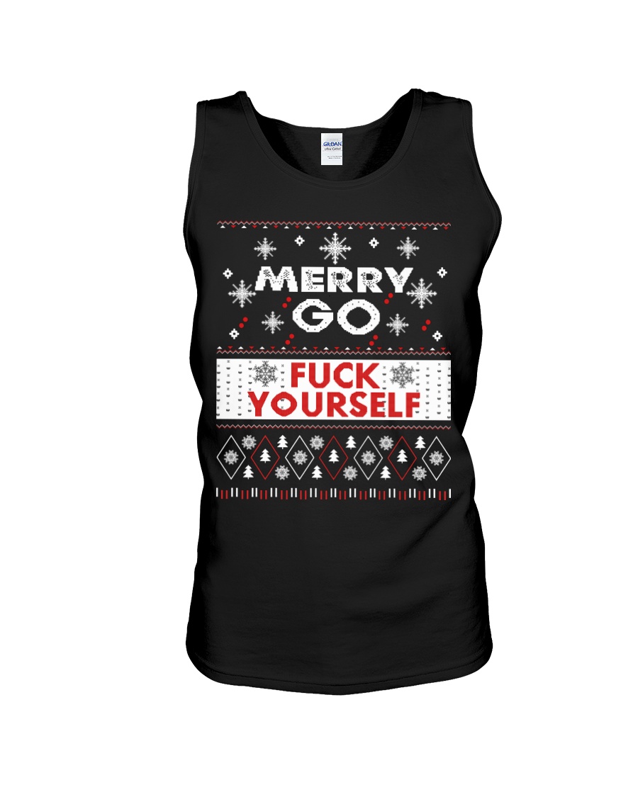 MERRY GO FUCK YOURSELF Unisex Tank
