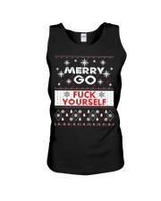 MERRY GO FUCK YOURSELF Unisex Tank thumbnail