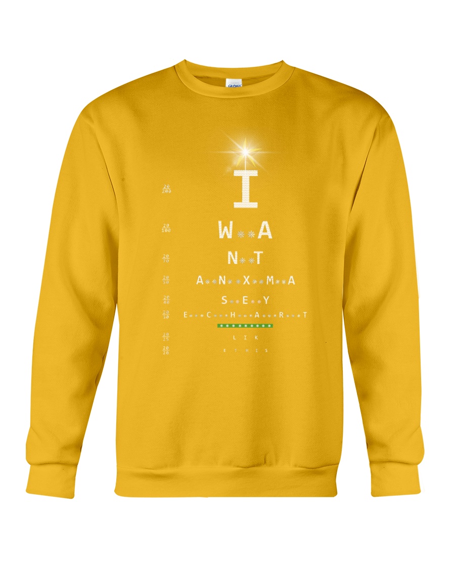 Eye Chart Crewneck Sweatshirt