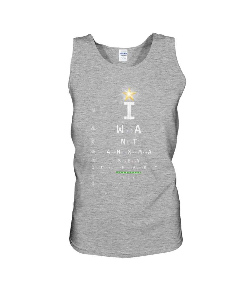 Eye Chart Unisex Tank