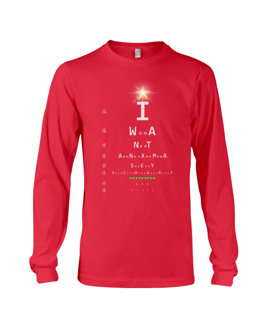 Eye Chart Long Sleeve Tee