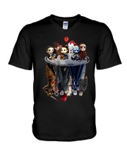 Halloween mirror V-Neck T-Shirt thumbnail