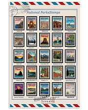 National Parks Stamps Vertical Poster tile