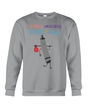 Lunch Ladies Crayon Black Crewneck Sweatshirt tile