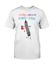 Support Facilitators Crayon Black Classic T-Shirt front