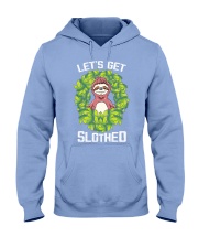 Let's get slothed Hooded Sweatshirt tile