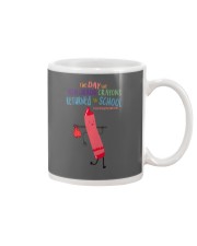 4th Grade Crayon Red Mug tile
