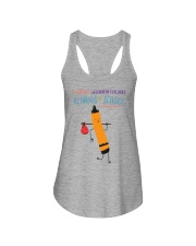 Geography Teacher Crayon Orange Ladies Flowy Tank tile