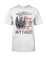 Nurse Daughter of God Classic T-Shirt front