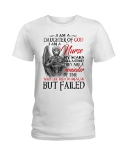 Nurse Daughter of God Ladies T-Shirt tile