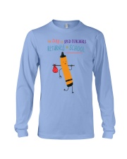SPED Teacher Crayon Orange Long Sleeve Tee tile