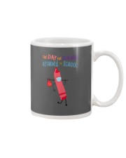Teacher Crayon Mask Pink Mug tile