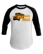 Bus driver Baseball Tee tile
