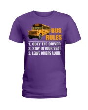 Bus driver Ladies T-Shirt tile
