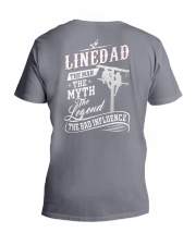 Lineman Dad V-Neck T-Shirt tile