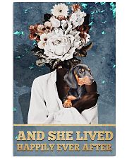 Dachshund She Lived Happily Ever After 24x36 Poster front