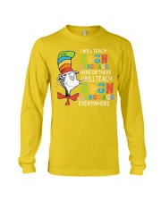 Sign Language here or there Long Sleeve Tee tile