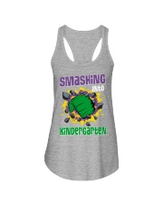Back to school Smashing into Ladies Flowy Tank tile