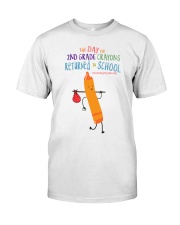 2nd Grade Crayon Orange Classic T-Shirt front