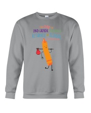 2nd Grade Crayon Orange Crewneck Sweatshirt tile