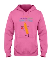 2nd Grade Crayon Orange Hooded Sweatshirt tile