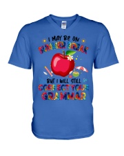 Teacher On Summer Break V-Neck T-Shirt tile