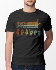 RETRO HAND Classic T-Shirt lifestyle-mens-crewneck-front-13