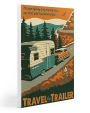 Travel by trailer Gallery Wrapped Canvas Prints tile