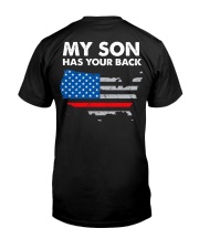 I can't stay at home I'm a police officer Classic T-Shirt back