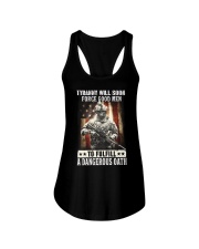 Veteran Tyranny will soon Ladies Flowy Tank tile