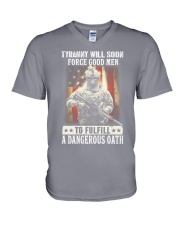 Veteran Tyranny will soon V-Neck T-Shirt tile