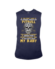 Dachshund and Skull Sleeveless Tee tile