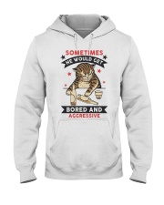 Cat Drink Beer Hooded Sweatshirt tile