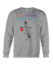 Science Teacher Crayon Black Crewneck Sweatshirt tile