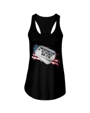 I may not have PhD I have DD-214 Ladies Flowy Tank tile