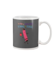 School Nurse Crayon Red Mug tile