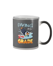 Back to school Diving into 2nd Grade Color Changing Mug tile