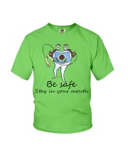 Be safe stay in your mouth Youth T-Shirt tile