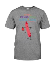 2nd Grade Crayon Pink Premium Fit Mens Tee tile
