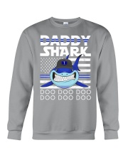 Daddy shark Star of life Crewneck Sweatshirt tile