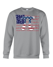 Math Teacher Flag Crewneck Sweatshirt tile