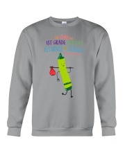 1st Grade Crayon Green Crewneck Sweatshirt tile