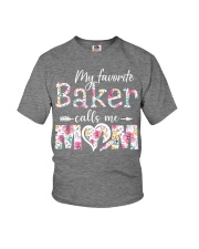 My favorite baker calls me mom Youth T-Shirt tile