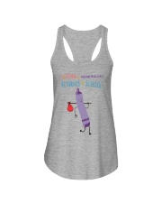 Assistant Principals Crayon Purple Ladies Flowy Tank tile