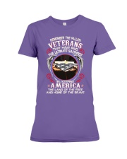 Remember the fallen Premium Fit Ladies Tee tile